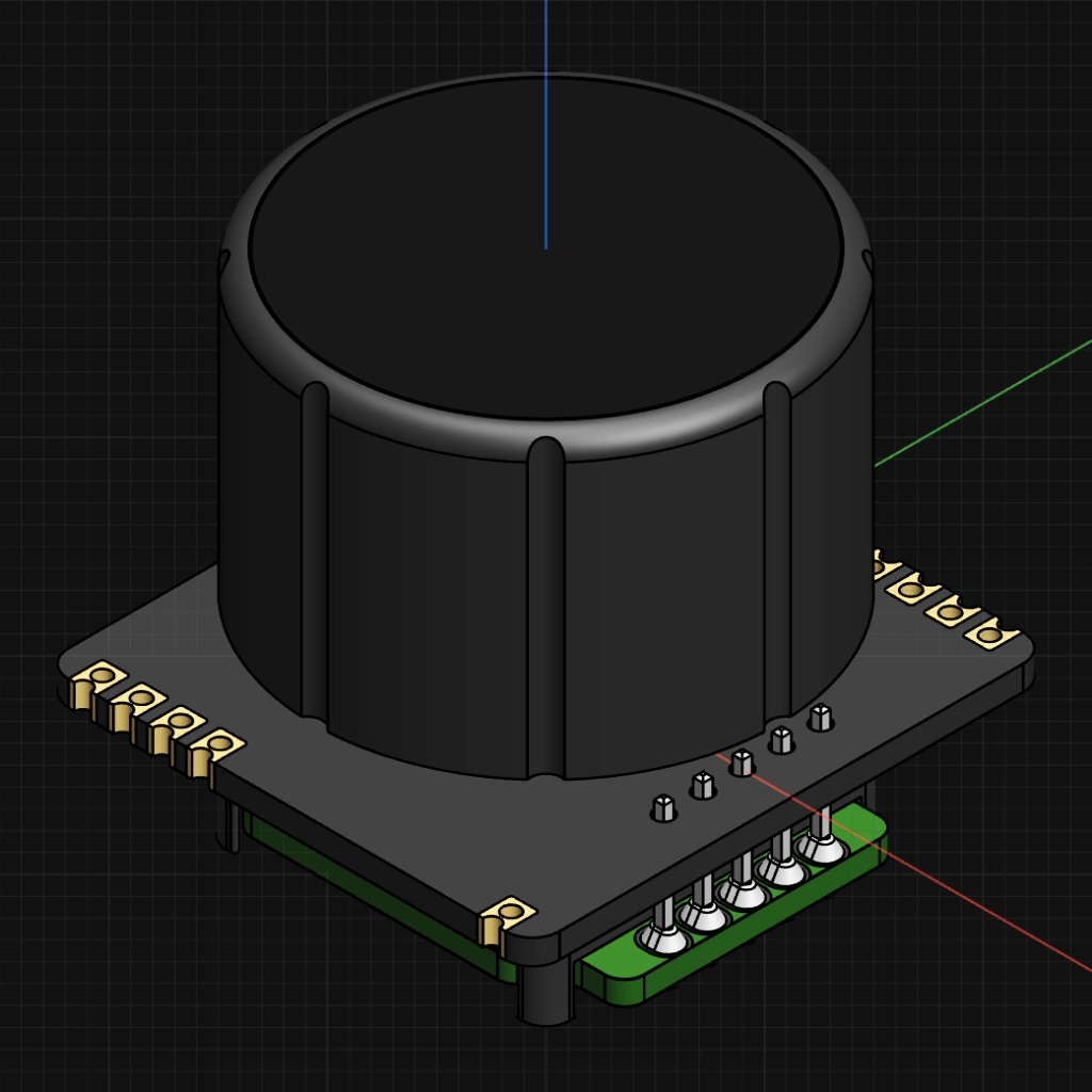 Magic Dot Knob Module 3D Model Thumbnail